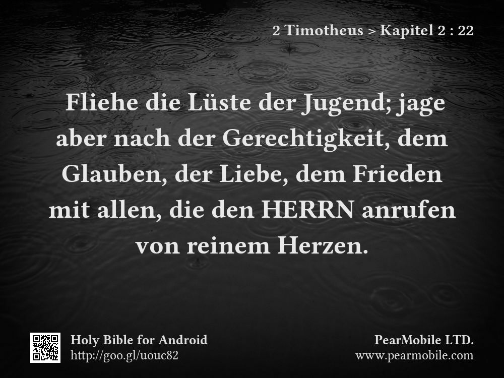 2 Timotheus, Kapitel 2:22